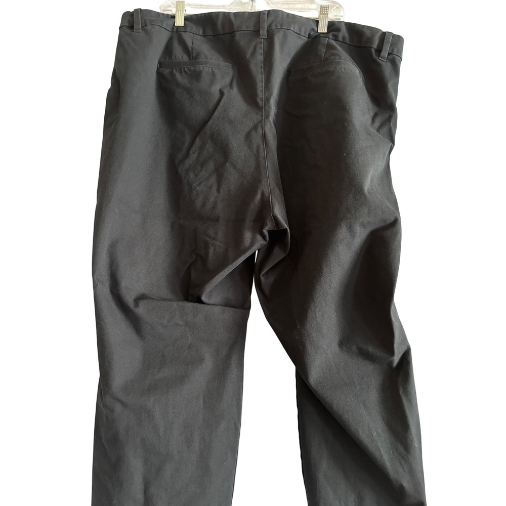 Old Navy Womens High Rise Pixie Never Fade Black Straight Leg Pants Size 24 - Picture 2 of 6